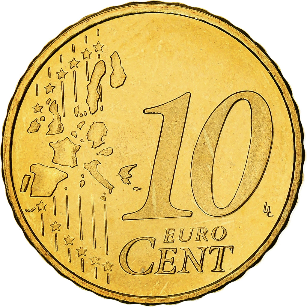 Niederlande, Beatrix, 10 Euro Cent, 2005, Utrecht, BU, STGL, Nordic gold, KM:237