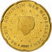 Países Bajos, Beatrix, 20 Euro Cent, 2005, Utrecht, BU, FDC, Nordic gold