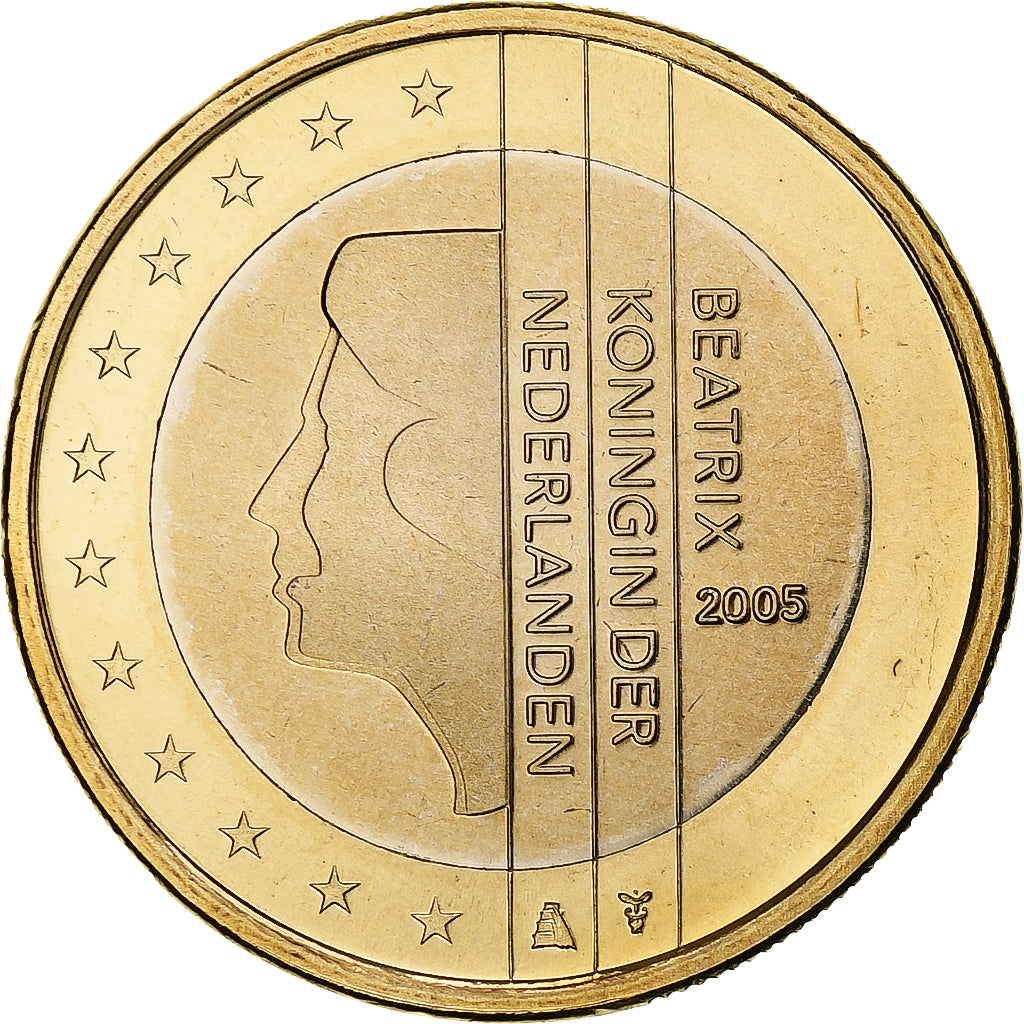 Paesi Bassi, Beatrix, Euro, 2005, Utrecht, BU, FDC, Bi-metallico, KM:239