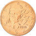 Francja, 2 Euro Cent, 2010, Paris, BU, MS(65-70), Miedź platerowana stalą