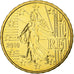 Francja, 10 Euro Cent, 2010, Paris, BU, MS(65-70), Nordic gold, KM:1410