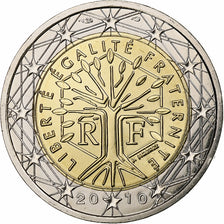 France, 2 Euro, 2010, Paris, BU, FDC, Bimétallique, KM:1414