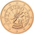 Áustria, 2 Euro Cent, 2010, Vienna, BU, MS(65-70), Aço Cromado a Cobre