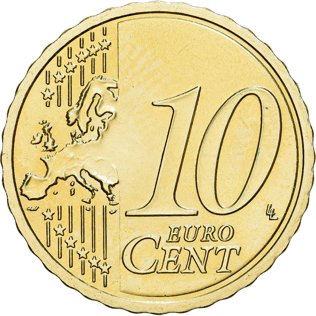 Autriche, 10 Euro Cent, 2010, Vienna, BU, FDC, Or nordique, KM:3139