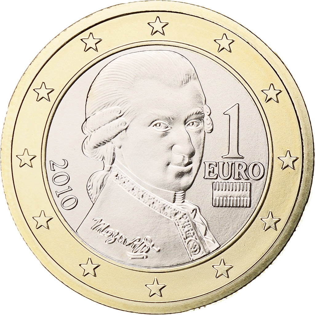Austria, Euro, 2010, Vienna, BU, FDC, Bi-metallico, KM:3142