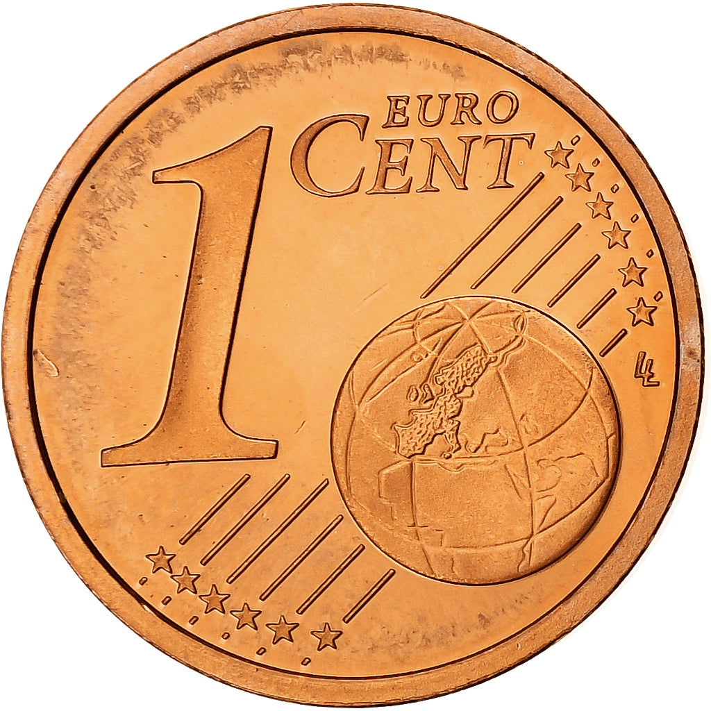 Francja, Euro Cent, 2001, MDP, Série BE / Proof, MS(65-70), Miedź platerowana