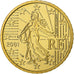 Francja, 50 Euro Cent, 2001, MDP, Série BE / Proof, MS(65-70), Nordic gold