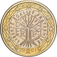France, Euro, 2001, MDP, Série BE / Proof, FDC, Bimétallique, KM:1288