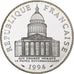 França, 100 Francs, Panthéon, 1994, MDP, Série BE / Proof, Prata, MS(65-70)