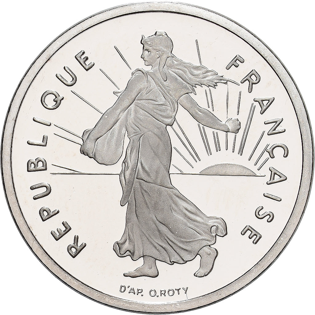 Frankrijk, 1/2 Franc, Semeuse, 1994, Paris, Série BE / Proof, Nickel, FDC