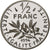 França, 1/2 Franc, Semeuse, 1994, Paris, Série BE / Proof, Níquel, MS(65-70)