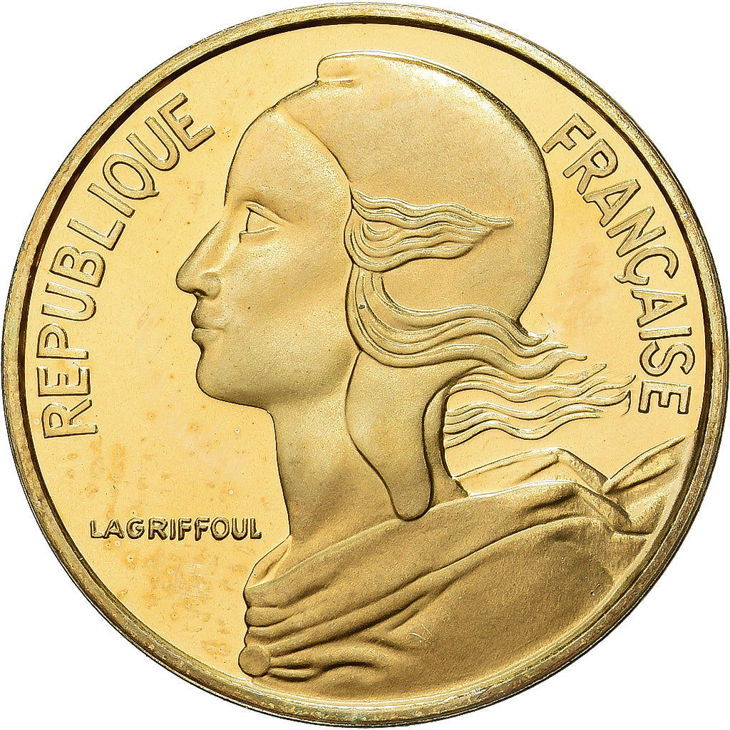 France, 5 Centimes, Marianne, 1994, Paris, Série BE / Proof, Aluminum-Bronze