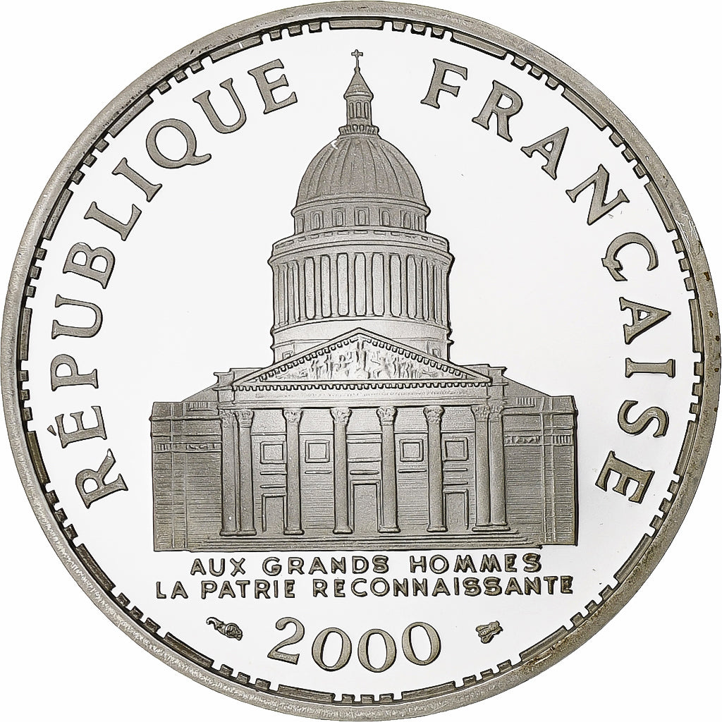 Frankreich, 100 Francs, Panthéon, 2000, MDP, Série BE / Proof, Silber, STGL