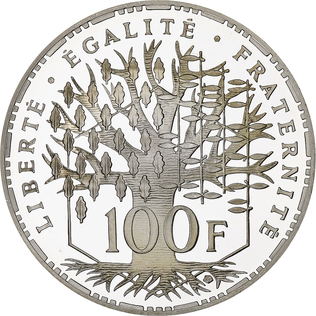 Frankreich, 100 Francs, Panthéon, 2000, MDP, Série BE / Proof, Silber, STGL