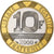 Francja, 10 Francs, Génie, 2000, MDP, Série BE / Proof, Bimetaliczny