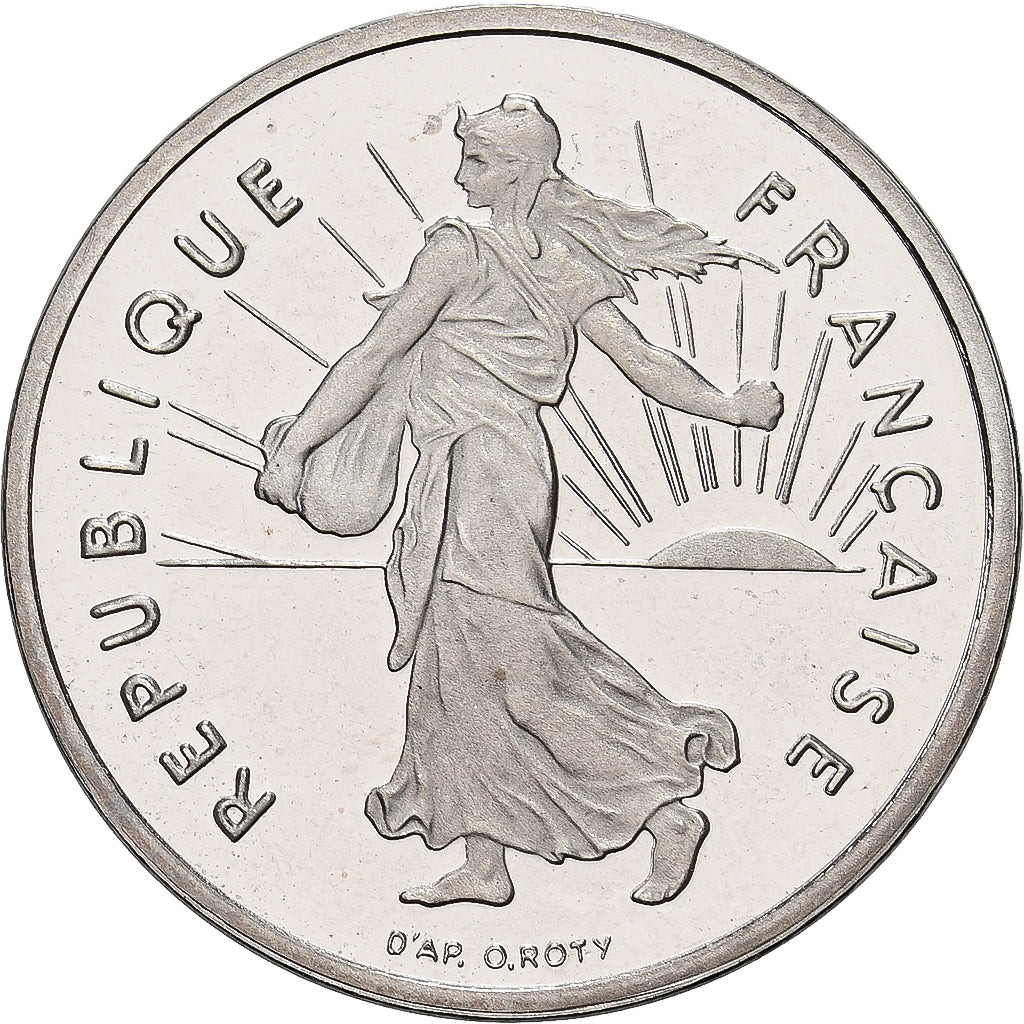 Francia, 1/2 Franc, Semeuse, 2000, Paris, Série BE / Proof, Níquel, FDC
