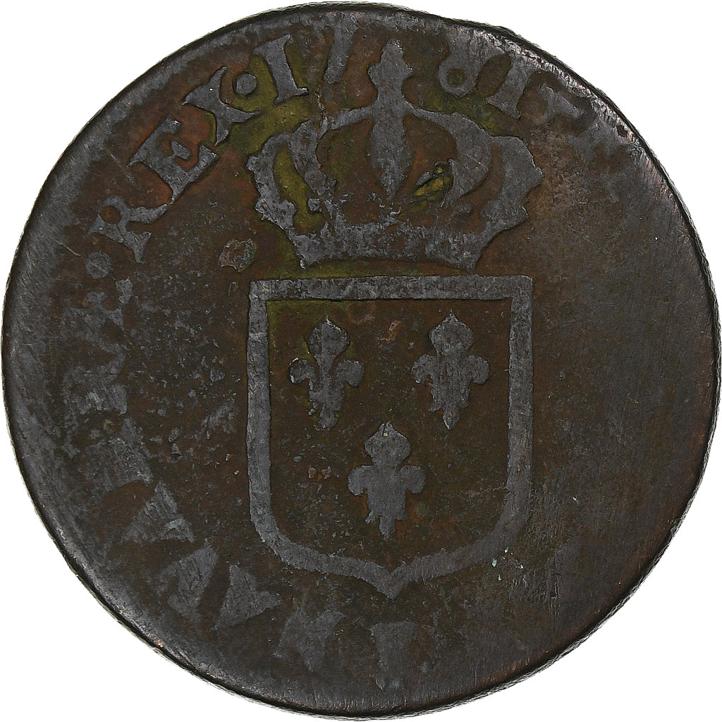 France, Louis XVI, Sol, 1781, Limoges, Cuivre, B+, Gadoury:350