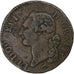 France, Louis XVI, Sol, 1789, Montpellier, Copper, VF(30-35), Gadoury:350