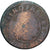 France, Louis XIII, Double Tournois, 1633, Atelier incertain, Cuivre, B+