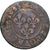 France, Louis XIII, Double Tournois, 1633, Atelier incertain, Cuivre, B+