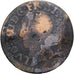 France, Louis XIII, Double Tournois, 1642, Cuivre, B+