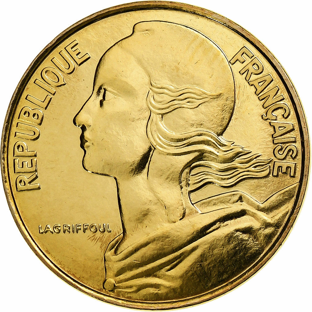 Frankrijk, 10 Centimes, Marianne, 1995, MDP, Série BU, Aluminum-Bronze, FDC