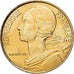 France, 20 Centimes, Marianne, 1995, MDP, Série BU, Bronze-Aluminium, FDC