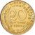 Francia, 20 Centimes, Marianne, 1995, MDP, Série BU, Aluminio - bronce, FDC