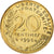 França, 20 Centimes, Marianne, 1995, MDP, Série BU, Alumínio-Bronze