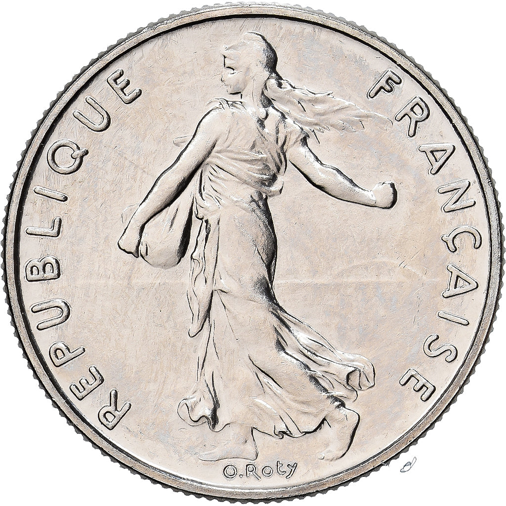 France, 1/2 Franc, Semeuse, 1995, MDP, Série BU, Nickel, MS(65-70)