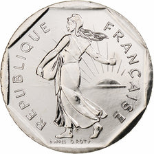 França, 2 Francs, Semeuse, 1995, MDP, Série BU, Níquel, MS(65-70)