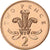Grã-Bretanha, Elizabeth II, 2 Pence, 1995, London, Série BU, Aço Cromado a
