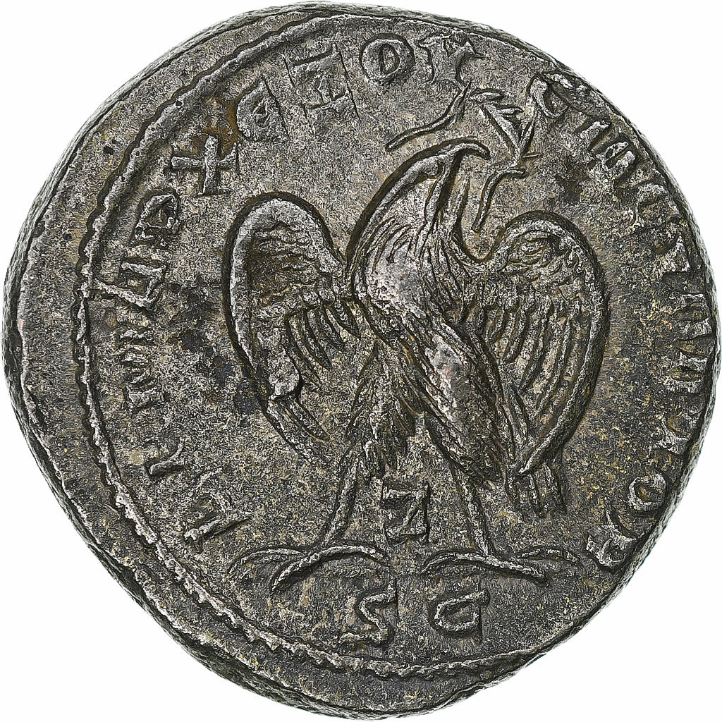 Seleucis and Pieria, Trebonianus Gallus, Tetradrachm, 251-253, Antioch, Vellón