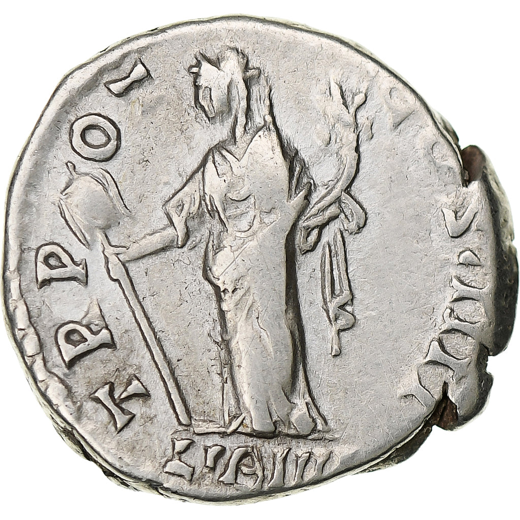 Antoninus Pius, Denarius, 145-161, Rome, Prata, EF(40-45), RIC:156