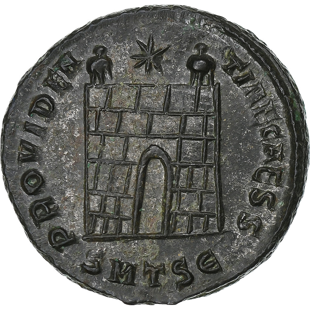 Constantius II, Follis, 326-328, Thessalonica, Bronzen, PR, RIC:158