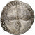 France, Henri IV, 1/2 Franc, 1592, Bordeaux, Argent, B+, Gadoury:590