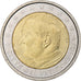 Watykan, John Paul II, 2 Euro, 2002 (Anno XXIV), Rome, From the euro-set