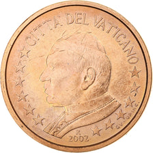 Vatican, John Paul II, 5 Euro Cent, 2002 (Anno XXIV), Rome, From the euro-set