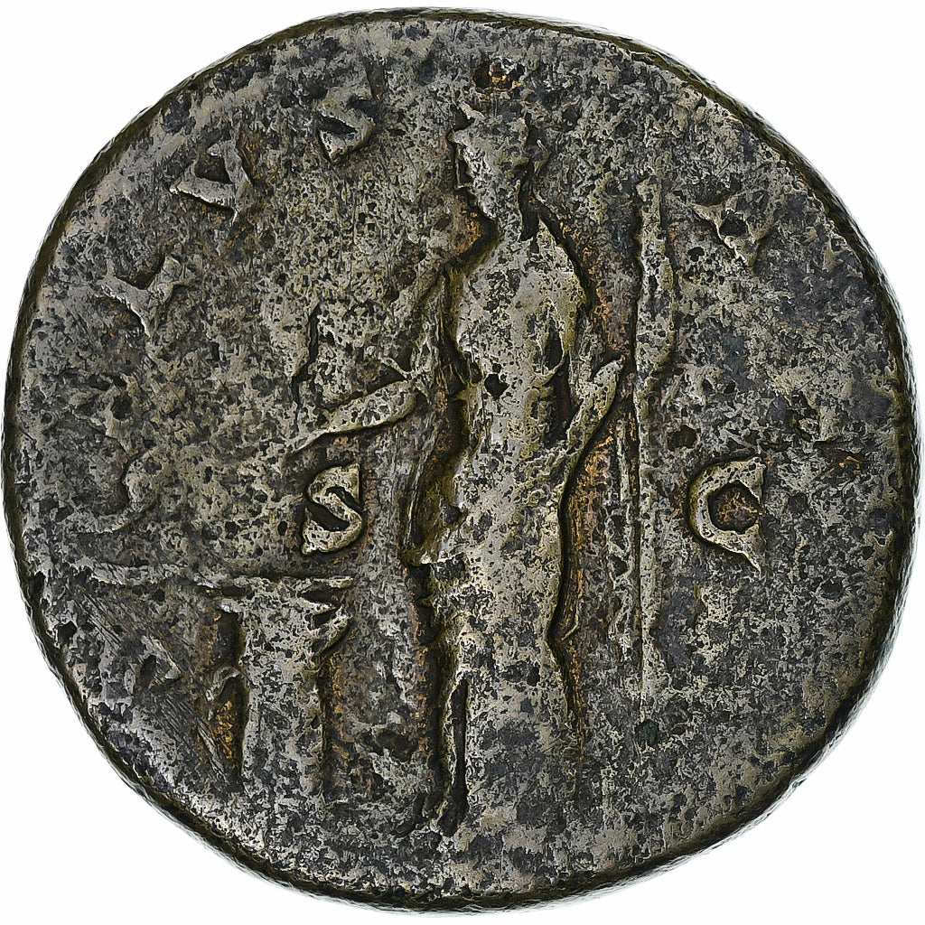 Antoninus Pius, Sestertius, 140-144, Rome, Bronze, VF(30-35), RIC:635a