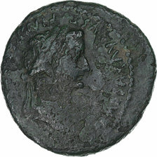 Tiberius, As, 12-14, Lugdunum, Bronzo, MB, RIC:245