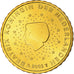 Países Baixos, Beatrix, 10 Euro Cent, 2003, Utrecht, BU, MS(64), Nordic gold