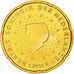 Netherlands, Beatrix, 20 Euro Cent, 2003, Utrecht, BU, MS(64), Nordic gold