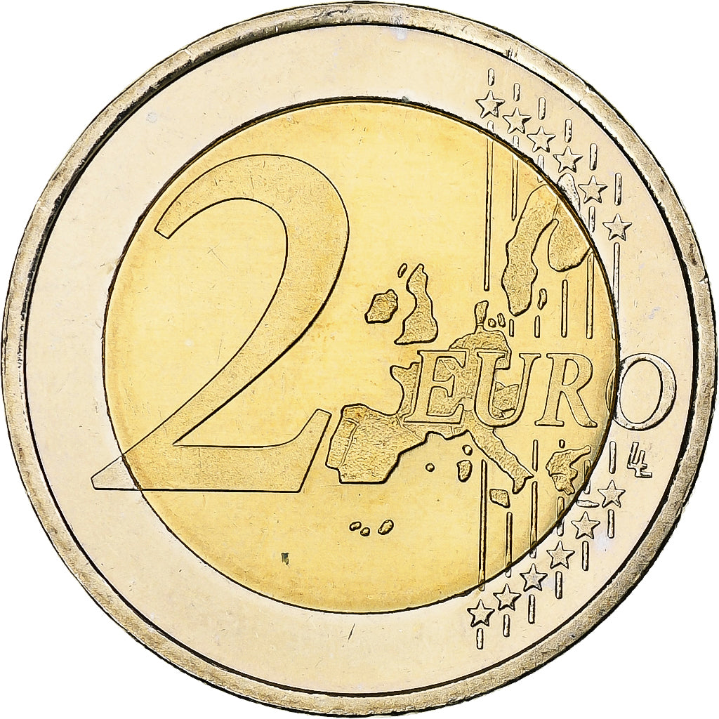 Paesi Bassi, Beatrix, 2 Euro, 2003, Utrecht, BU, SPL+, Bi-metallico, KM:241