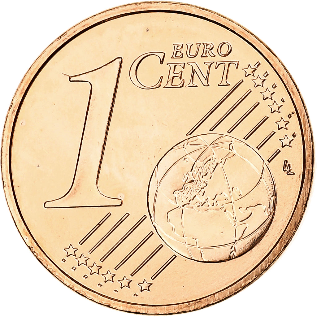 Paesi Bassi, Beatrix, Euro Cent, 2008, Utrecht, BU, SPL+, Acciaio placcato rame