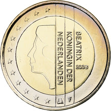 Paesi Bassi, Beatrix, 2 Euro, 2008, Utrecht, BU, SPL+, Bi-metallico, KM:241