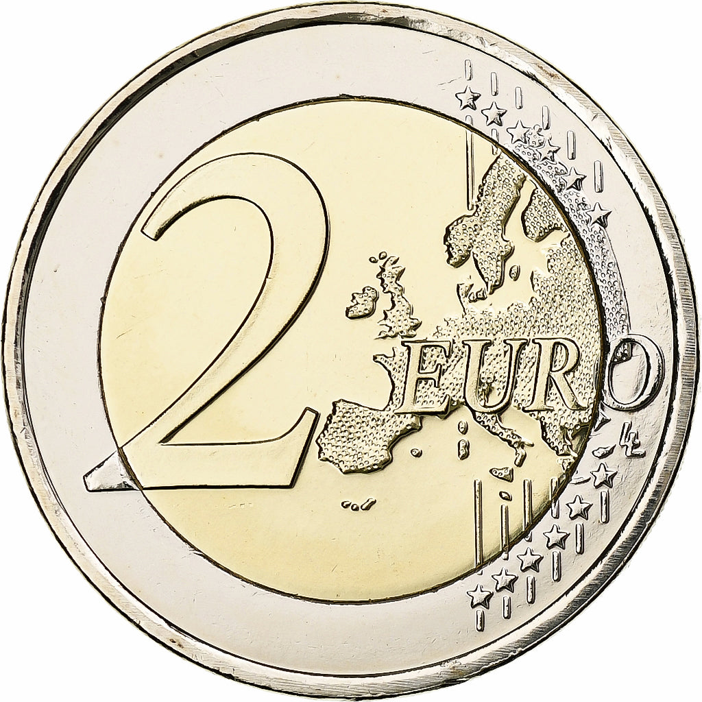 Paesi Bassi, Beatrix, 2 Euro, 2008, Utrecht, BU, SPL+, Bi-metallico, KM:241