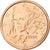 Francja, 5 Euro Cent, 2002, MDP, Série BU, MS(64), Miedź platerowana stalą