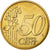 Francja, 50 Euro Cent, 2002, MDP, Série BU, MS(64), Nordic gold, KM:1287