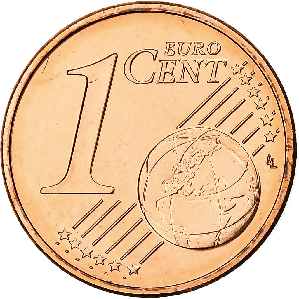 Francja, Euro Cent, 2005, MDP, Série BU, MS(64), Miedź platerowana stalą