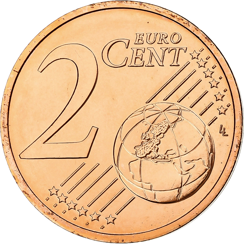 Francja, 2 Euro Cent, 2005, MDP, Série BU, MS(64), Miedź platerowana stalą